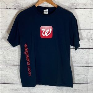 Walgreens Tee with logo & website on front